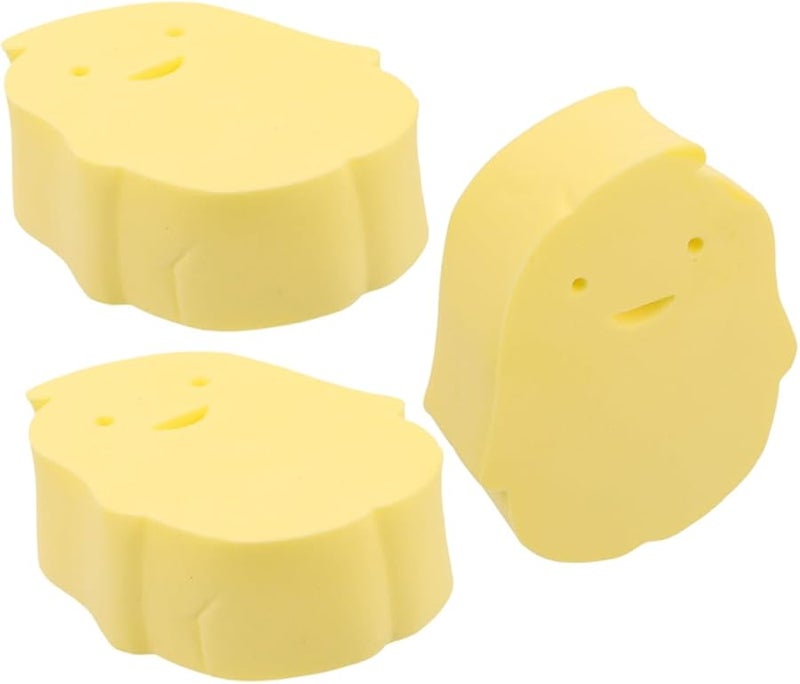 Soft Penguin Bath Sponges 3 Pack Gentle Shower Scrubbers For Newborns Skin Safe Bathing Accessories - Image 1